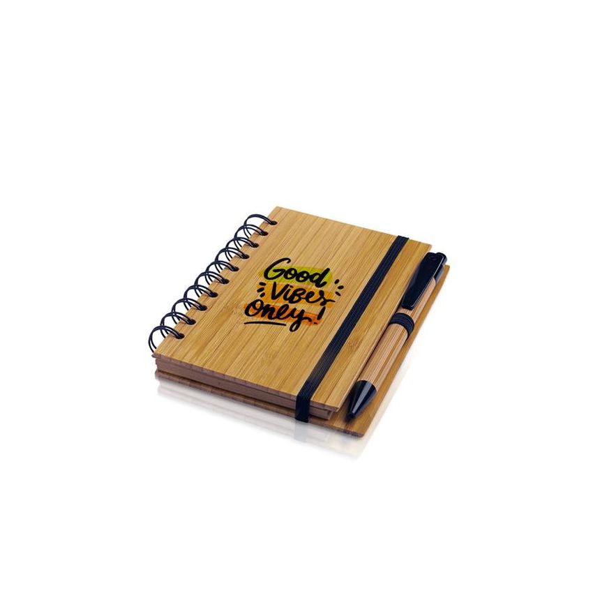 Bloc-notes Bambook A6 en bambou