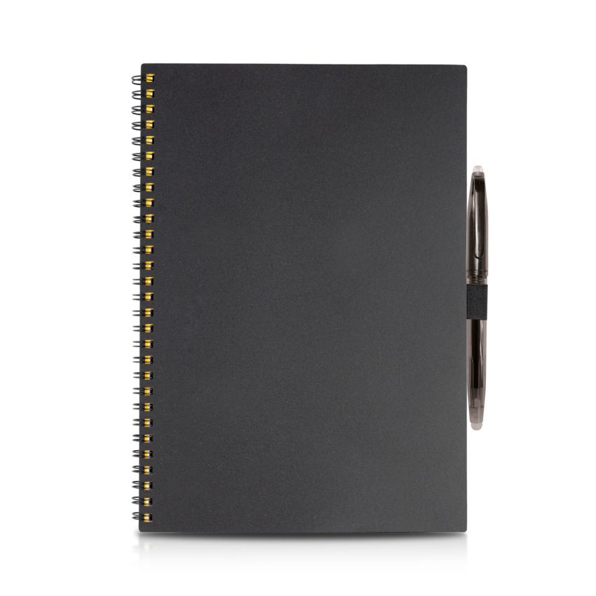 Infiwords Bloc infini A5 avec stylo à bille et chiffon de nettoyage