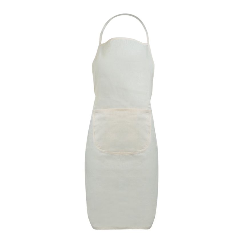 Apraw Tablier en toile brute avec poche, 100% coton