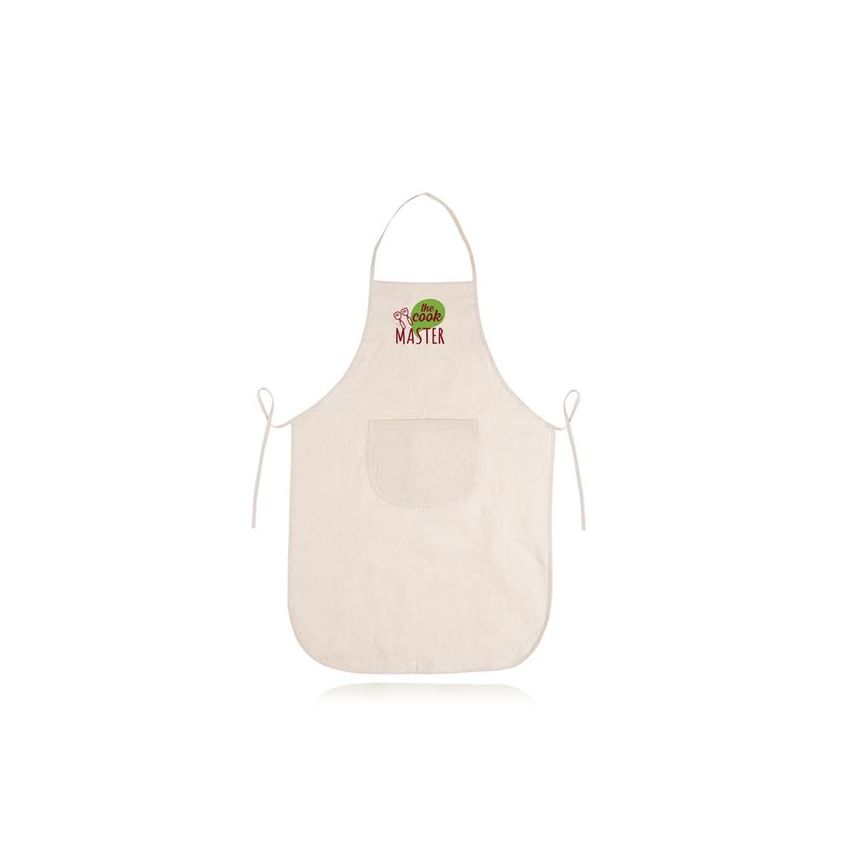 Apraw Tablier en toile brute avec poche, 100% coton