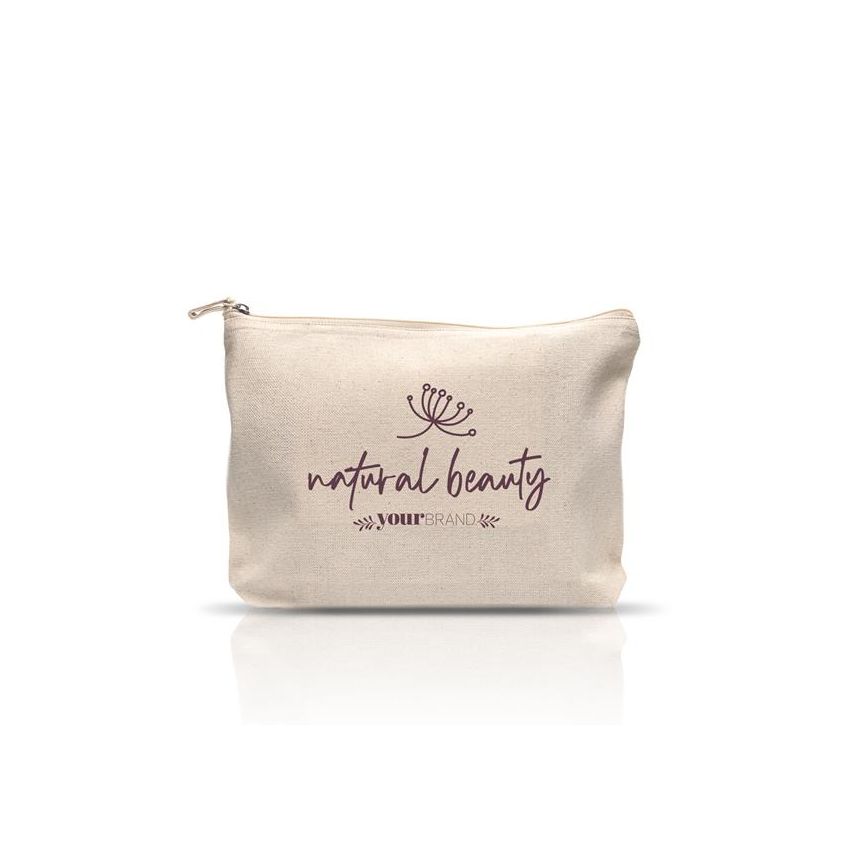 Unipouch Pochette 100 % toile de coton avec compartiment intérieur