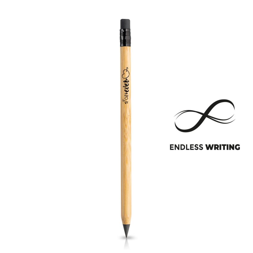 Infinity Crayon infini avec corps en bambou