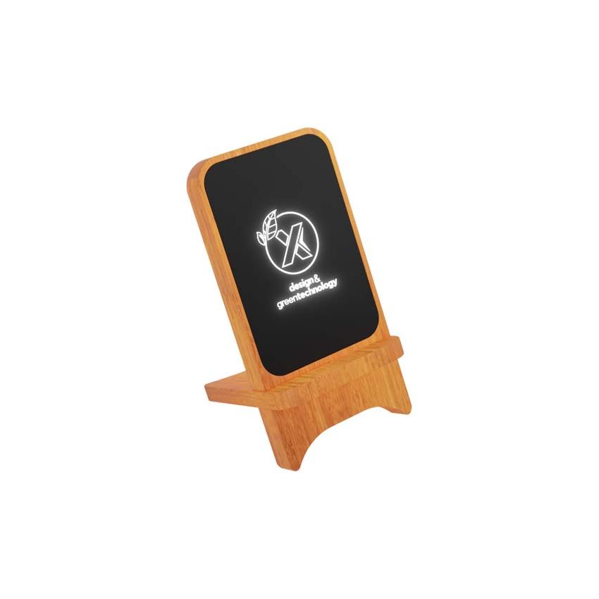 Support lumineux en bois sans fil 15W 