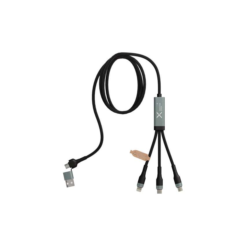 Câble de charge ultra-rapide RPET 100 W 5 en 1 