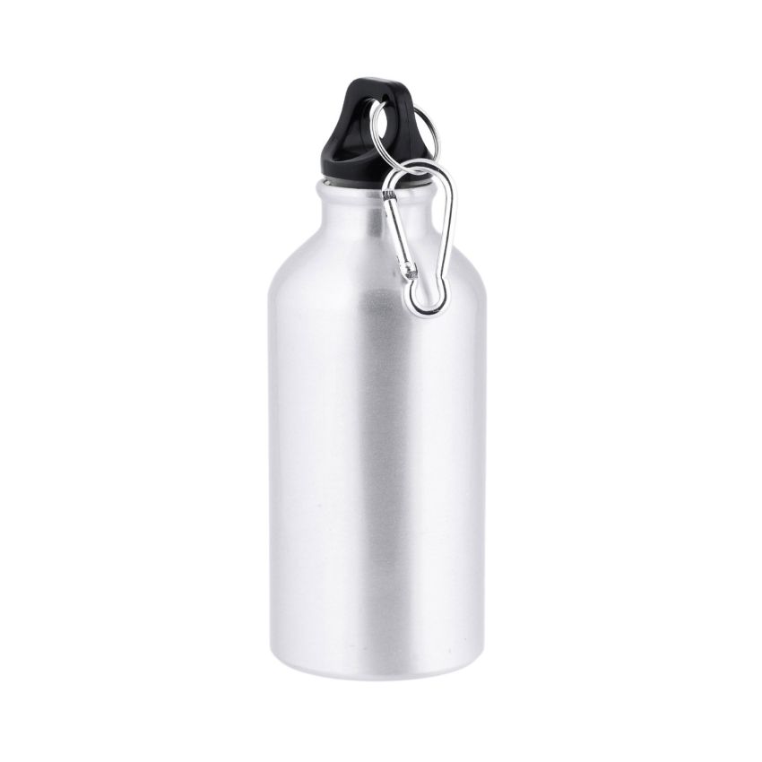 Ollaf Gourde en aluminium, 400 ml pour sublimation avec mousqueton