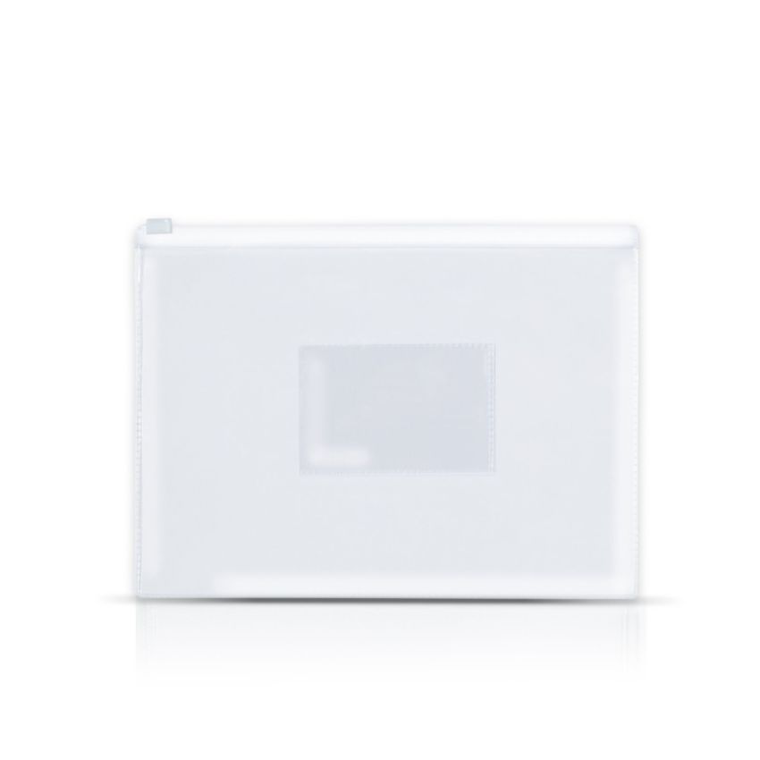 Porte-documents Zipdoc A5 en PVC, avec fermeture