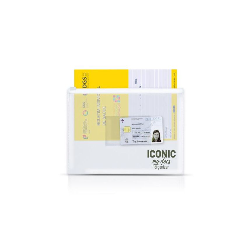 Porte-documents Zipdoc A5 en PVC, avec fermeture