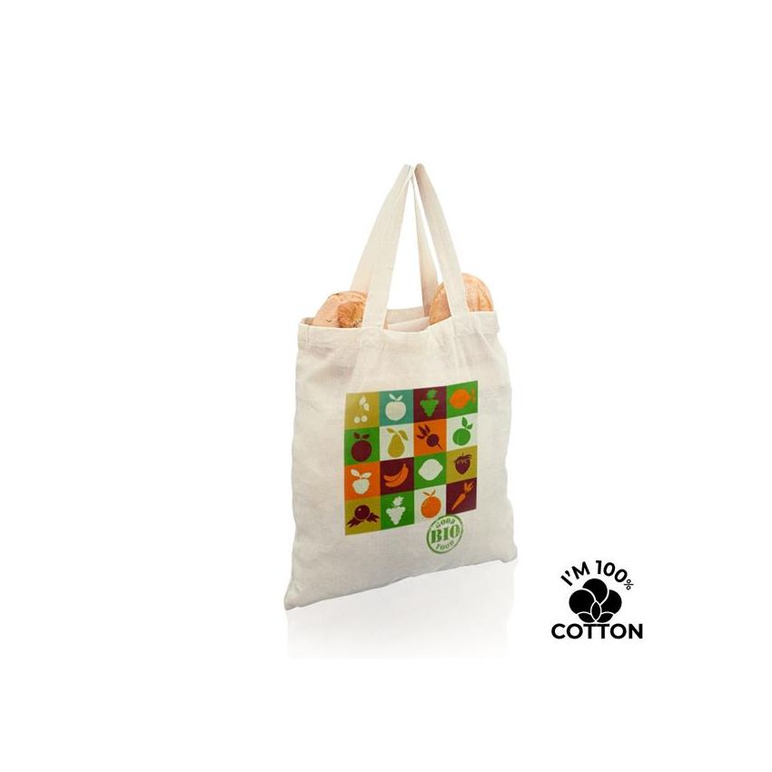 Shorthandle Sac à anses courtes 100% coton