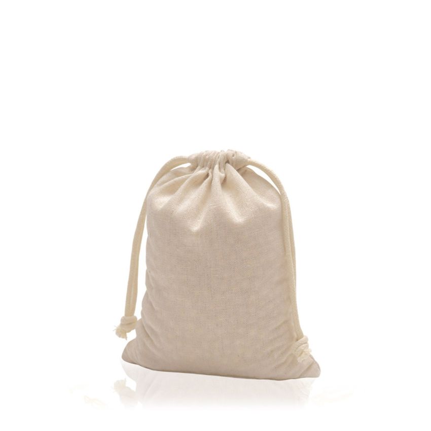 Cotoncord Petit Petit sac 100% coton, avec cordons