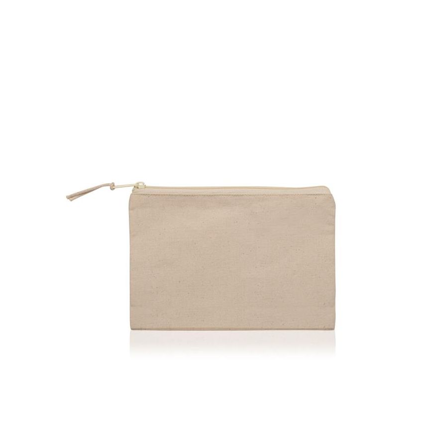 Cotpouch Pochette en toile 100% coton, avec fermeture