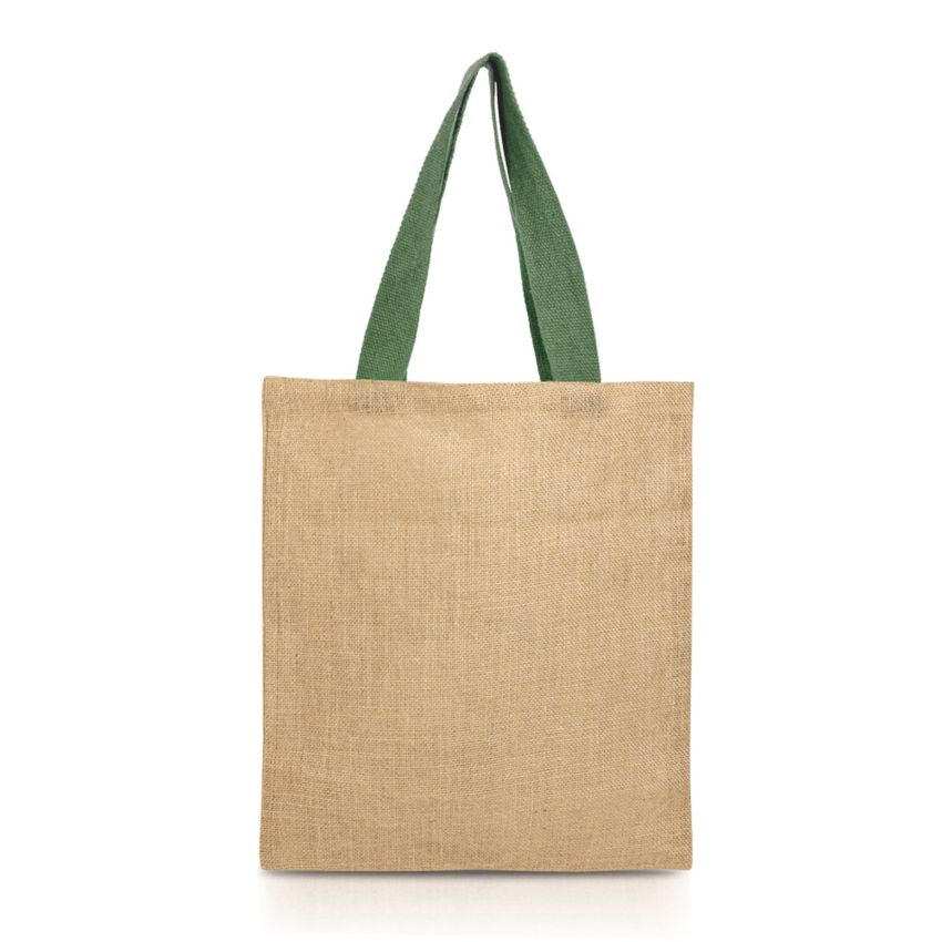 Strapcote Sac en jute, avec anses en coton