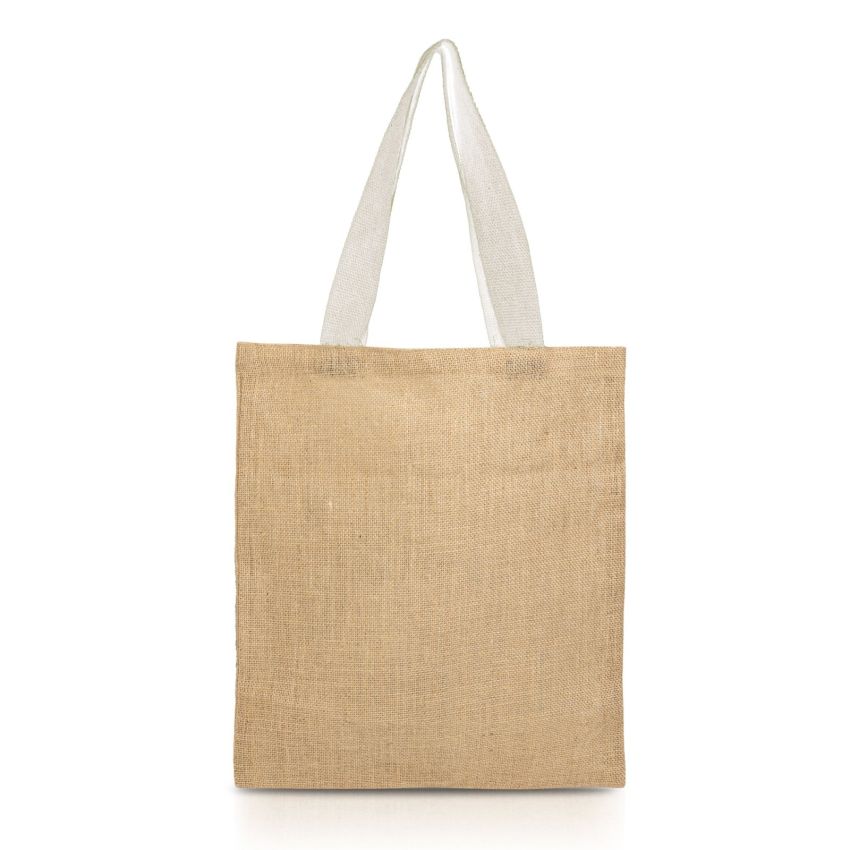 Strapcote Sac en jute, avec anses en coton