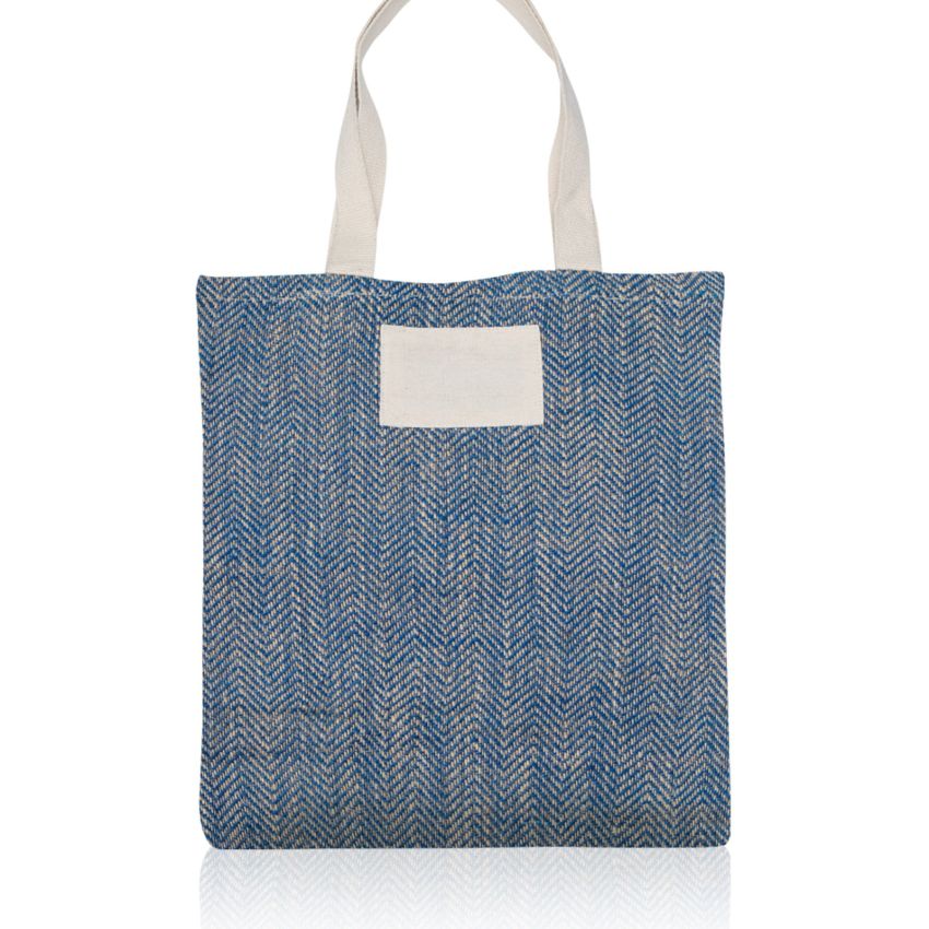 ZigJute Sac en jute avec poignées 100% coton