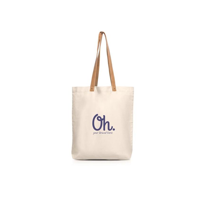 Peachy Sac en Coton avec anses en PU