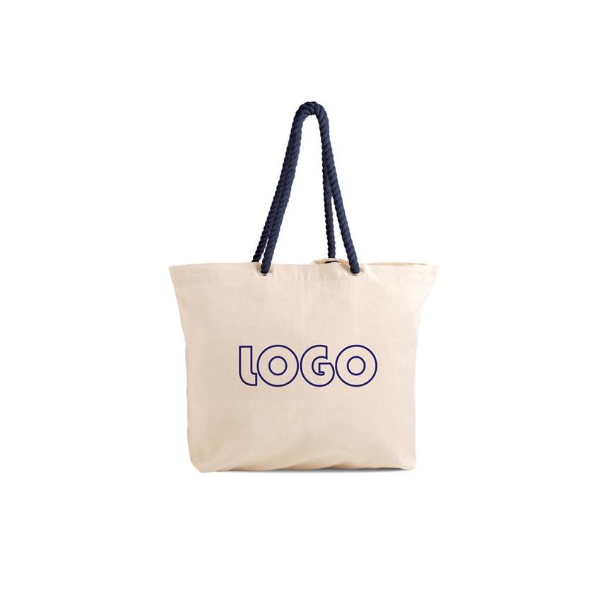 Abano Sac en toile avec poignées en corde