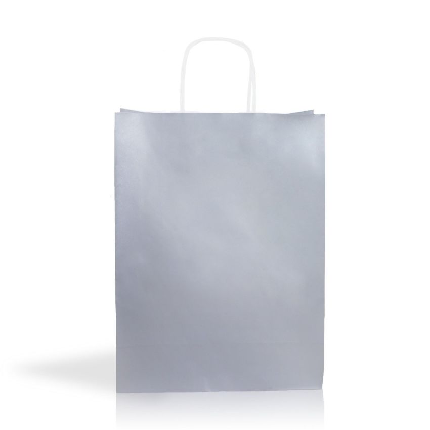 KraftColor02 Sac en papier kraft 90g/m2 24X32X11cm - couleurs