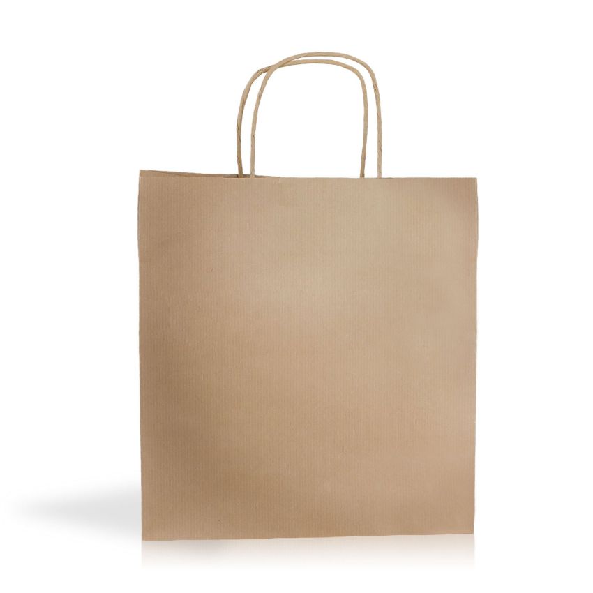 Kraft06 Sac papier kraft 100g/m2 27X26X16cm