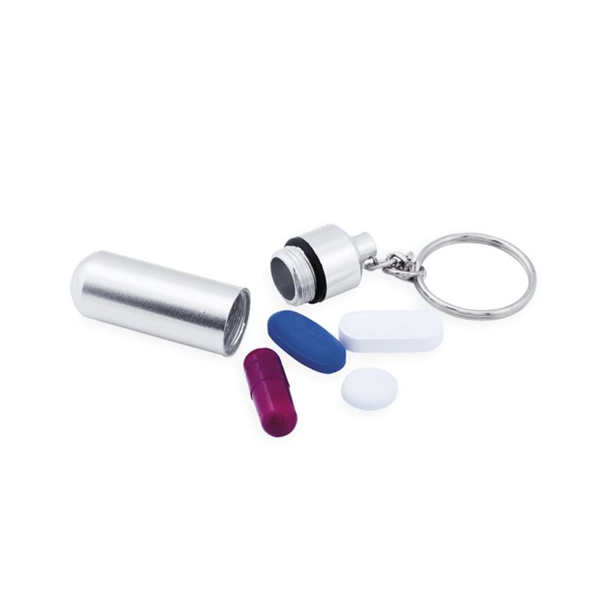 Porte-clés Boîte à Comprimés Alumpill