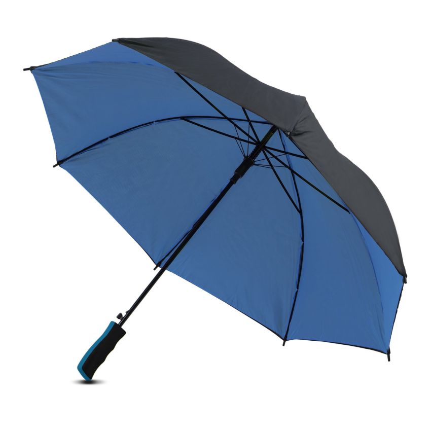 Birain Parapluie automatique en P-190T bicolore, avec poignée en EVA