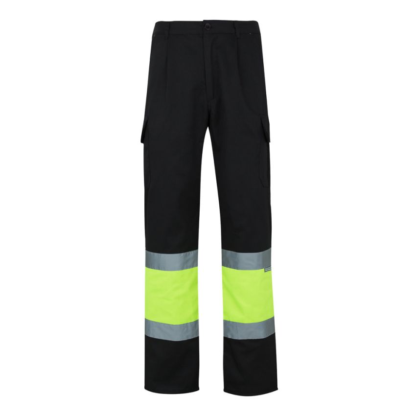 VL POSEIDON Pantalon bicolore en sergé multipoche (210g/m²), en coton (20%) et polyester (80%)
