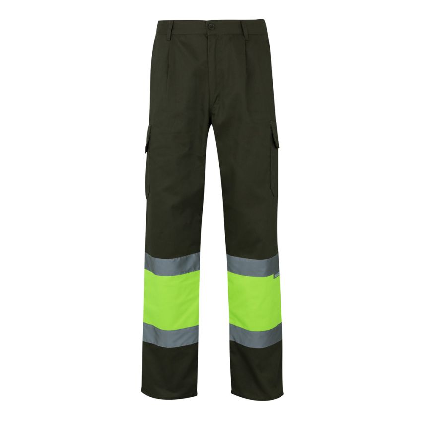 VL POSEIDON LARGE Pantalon bicolore en sergé multipoches (210g/m²), en coton (20%) et polyester (80%).