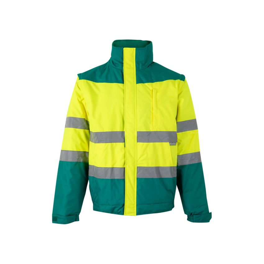 VL JUPITER Veste matelassée bicolore (180g/m²) en polyester (100%), avec enduction PU