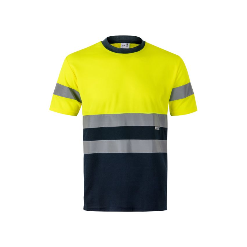 T-shirt technique bicolore bird-eye VL BRAHMA (140g/m²), en polyester (100%).