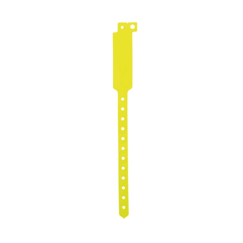 Darlen Bracelet d’identification inviolable fluorescent en vinyle