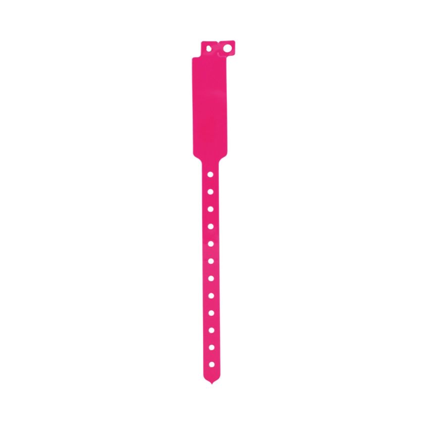 Darlen Bracelet d’identification inviolable fluorescent en vinyle