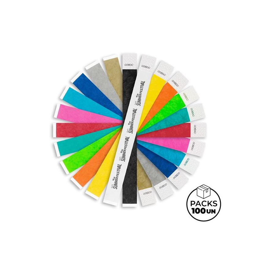 Kayle Bracelet d'identification inviolable en tyvek
