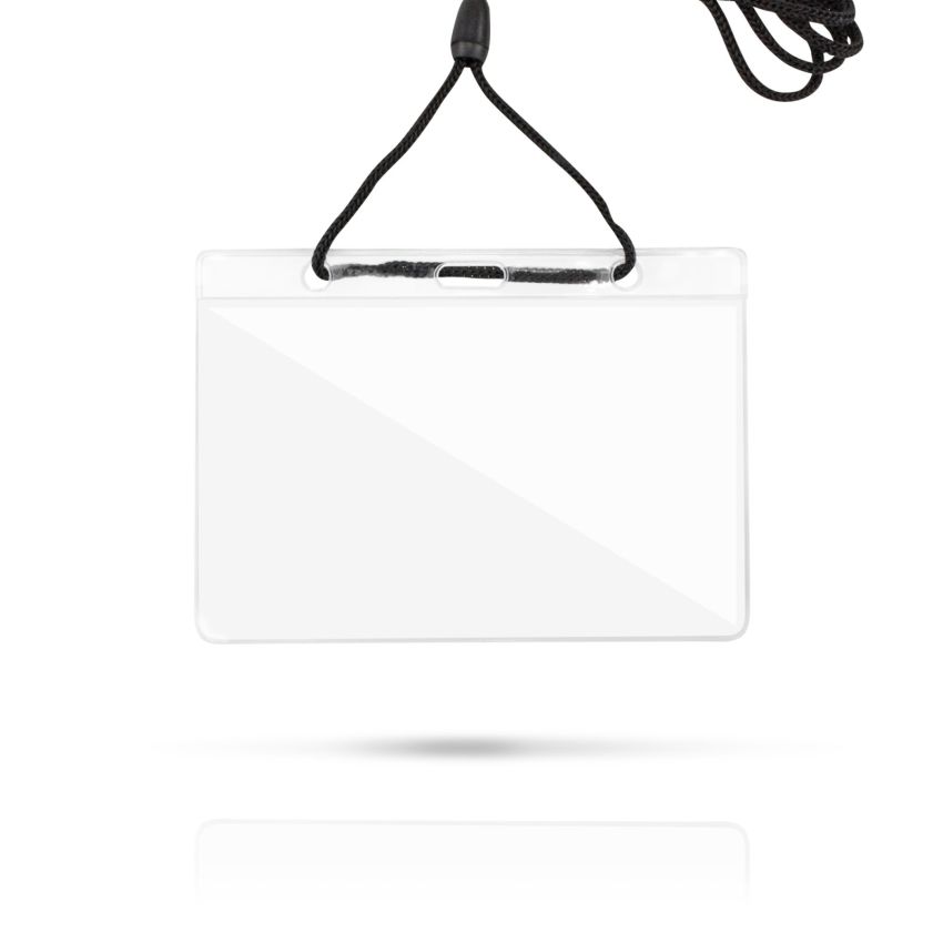 Fly Identificateur en PVC, avec cordon pour le cou