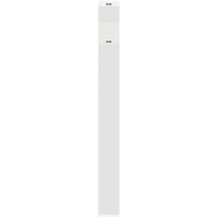 Bracelet d'identification inviolable Tikker 1 bon, en tyvek