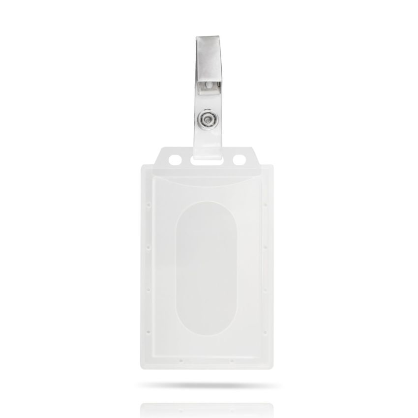 Identificateur rigide en PVC rigide, avec pince
