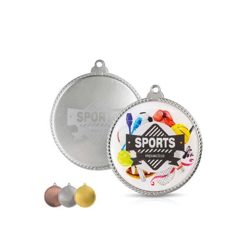 Médaille métallique héroïque