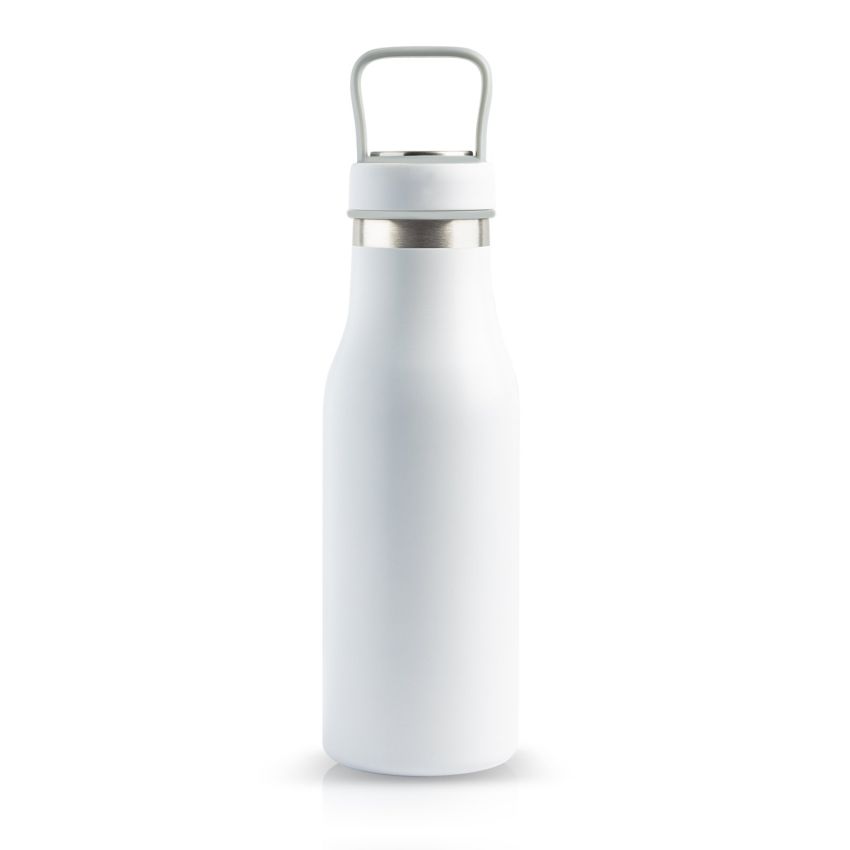 Liquiduo Bouteille isotherme 510 ml avec compartiment dans le couvercle