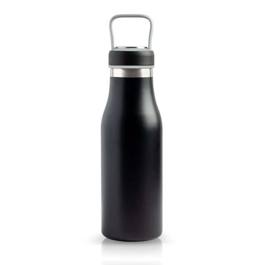 Liquiduo Bouteille isotherme 510 ml avec compartiment dans le couvercle