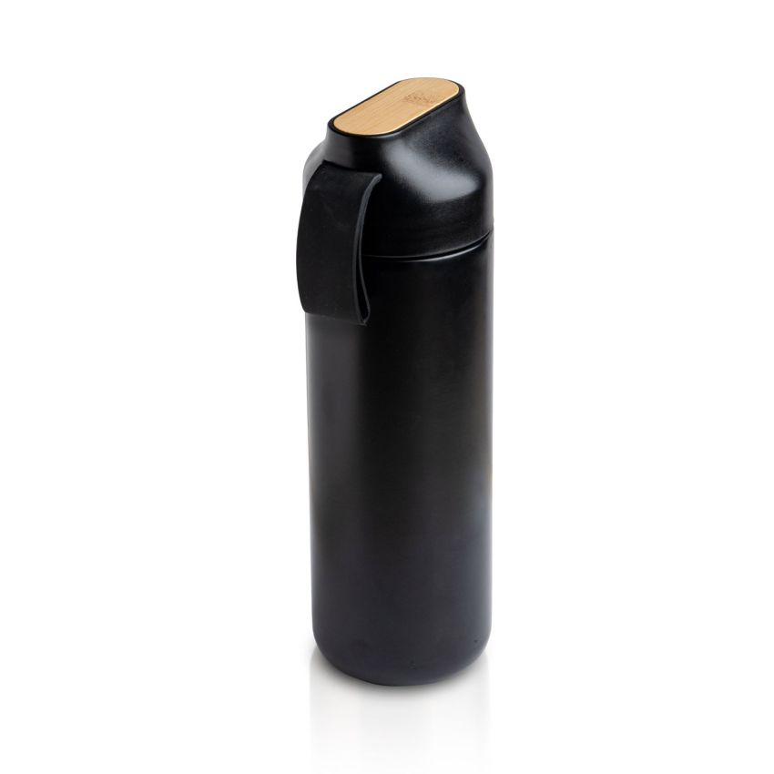 Drinko Bouteille isotherme 600ml, détail en bambou