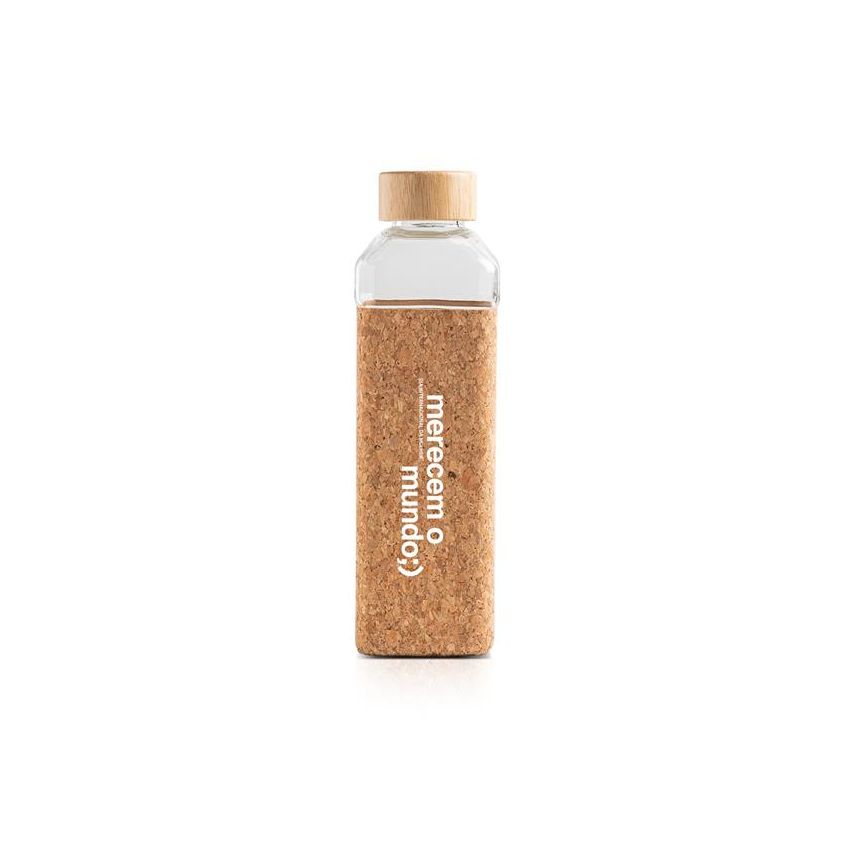 Aquana Carafe en verre avec manchon en liège