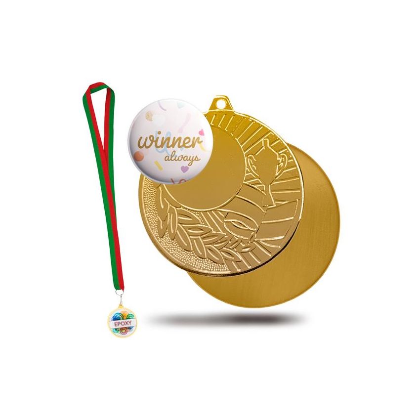 Médaille métallique du gagnant