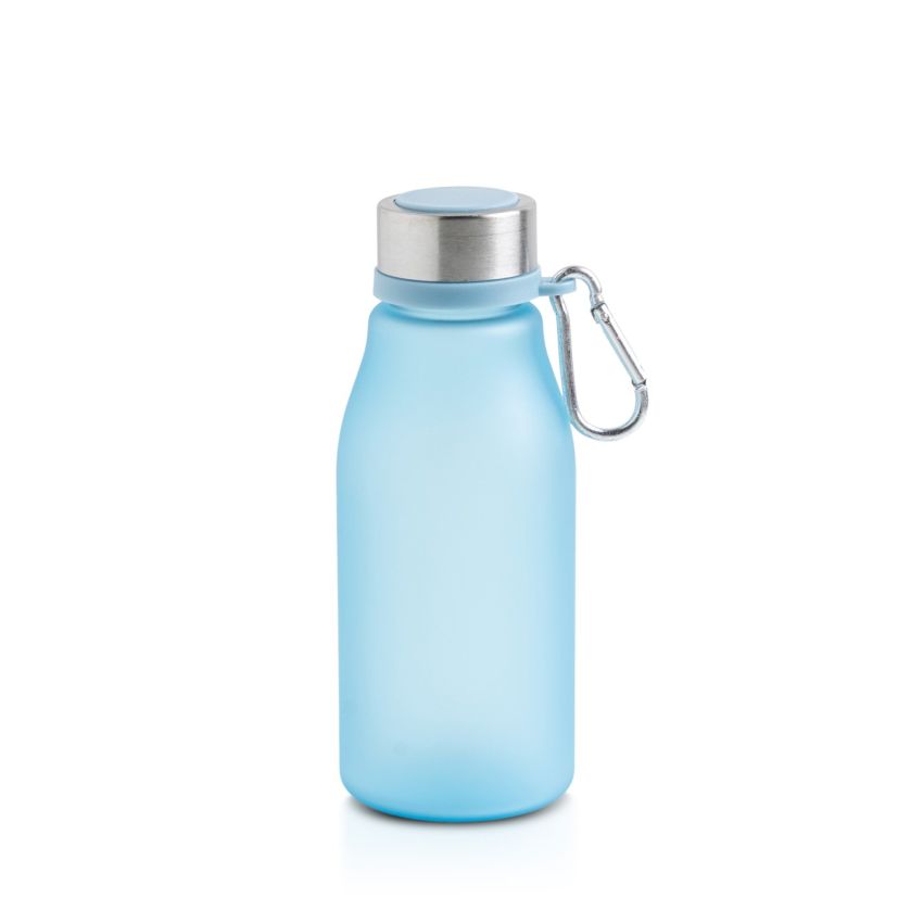 Bijou Gourde en RPET mat 350ml, avec mousqueton