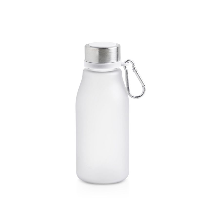 Bijou Gourde en RPET mat 350ml, avec mousqueton