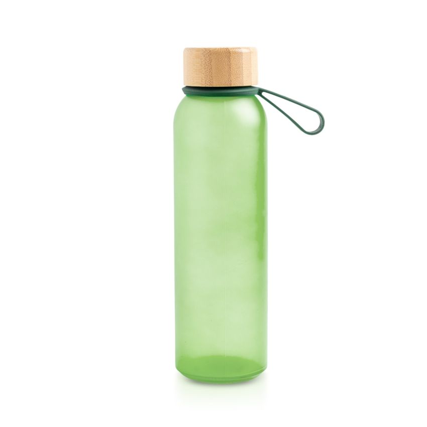 Atlântida Bouteille en verre givré 500ml, avec poignée en silicone