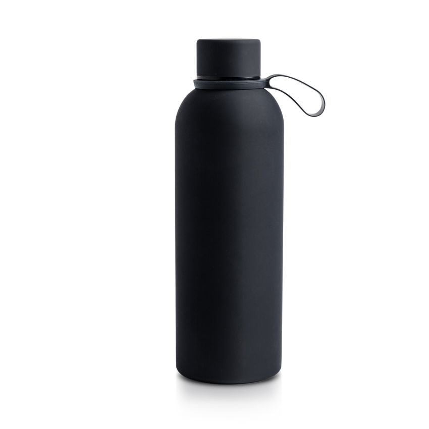 Bouteille isotherme 500ml avec revêtement en caoutchouc