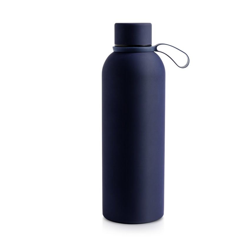Bouteille isotherme 500ml avec revêtement en caoutchouc