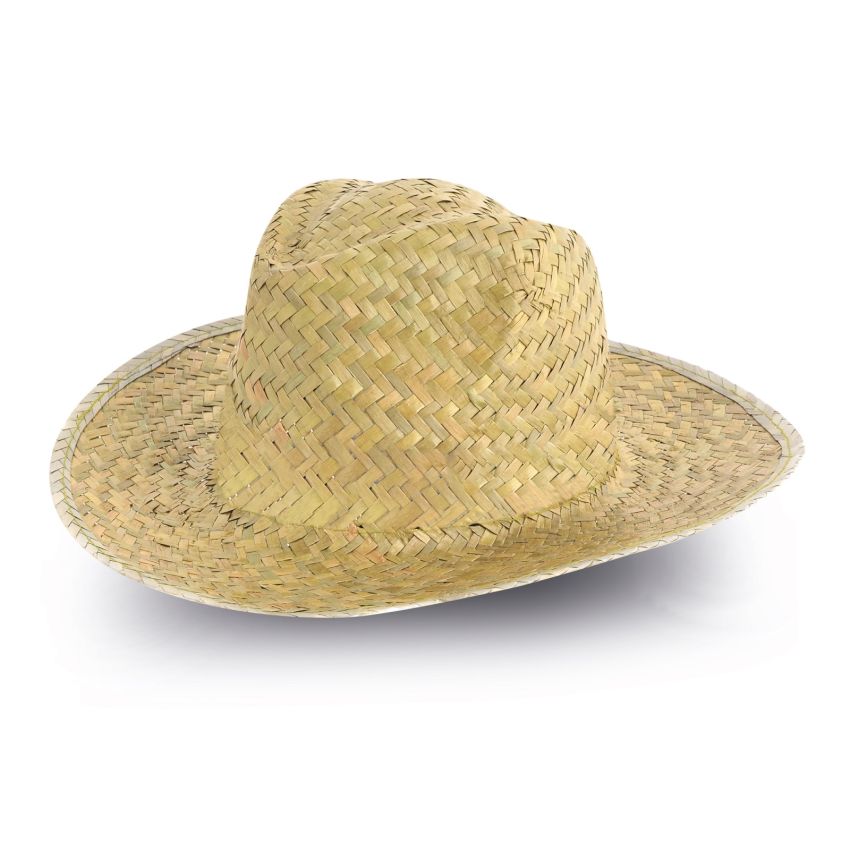 Chapeau adulte en paille foncée