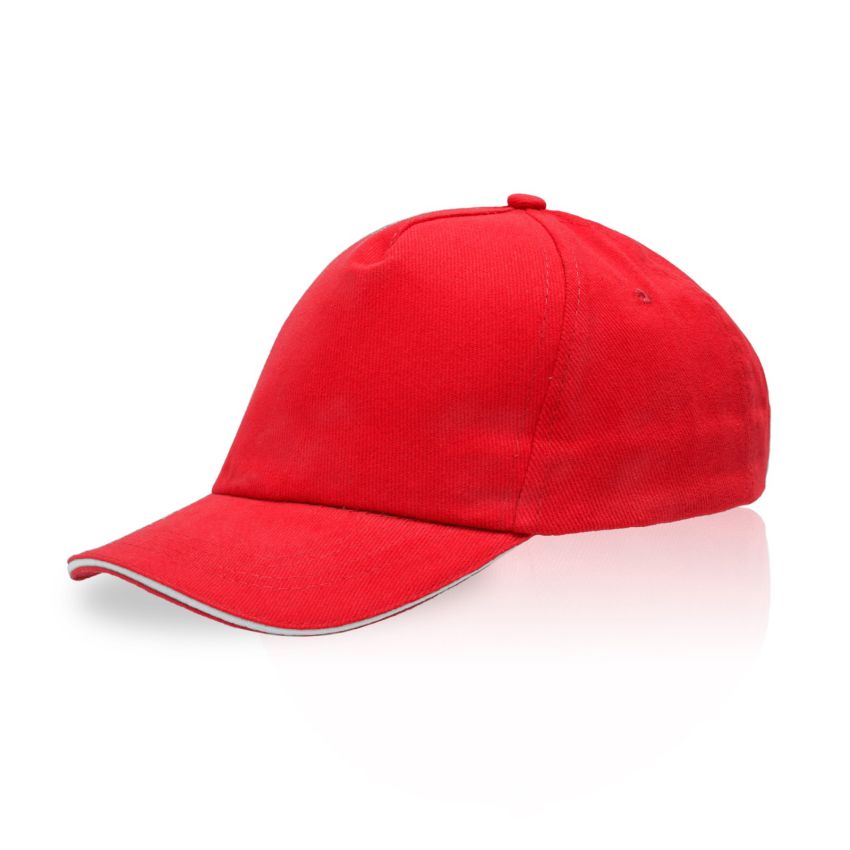 Casquette pour enfant en coton avec visière sandwich
