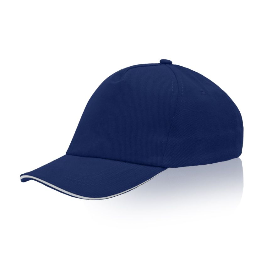 Casquette pour enfant en coton avec visière sandwich