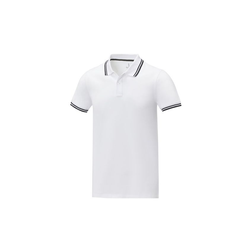 Polo à manches courtes avec liseré pour homme 