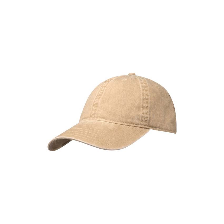 Casquette en coton lavé 6 panneaux 
