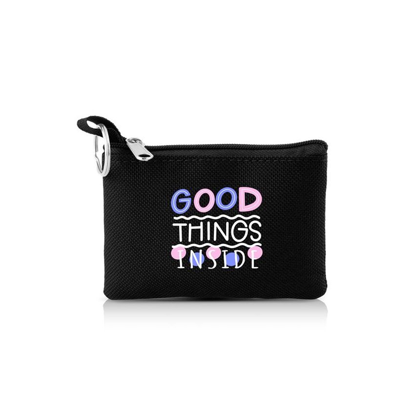 Porte-monnaie Clynt en P-600D avec porte-clés